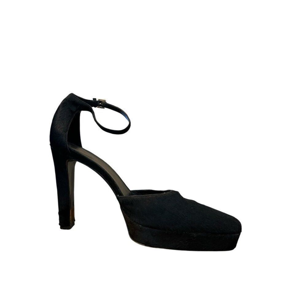 Gucci Black Platform Ankle-Strap Pumps - Picture 4 of 14
